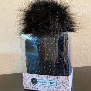 New In Box Pom-Pom Hat